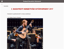Tablet Screenshot of budapestguitar.com